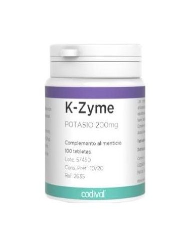 Codival K-Zyme 200Mg 100Comp
