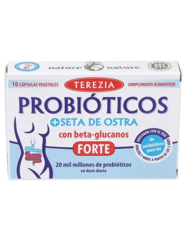 Probioticos + Seta De Ostra Con Betaglucanos 10Cap
