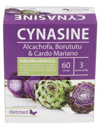 Naturmil Cynasine Alcachofa, Borututu&Cardo Mariano 60 Comprimid