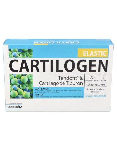 Dietmed Cartilogen Elastic 20 Ampollas