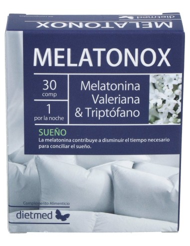Dietmed Melatonox Melatonina Valeriana & Triptofano 30Comp