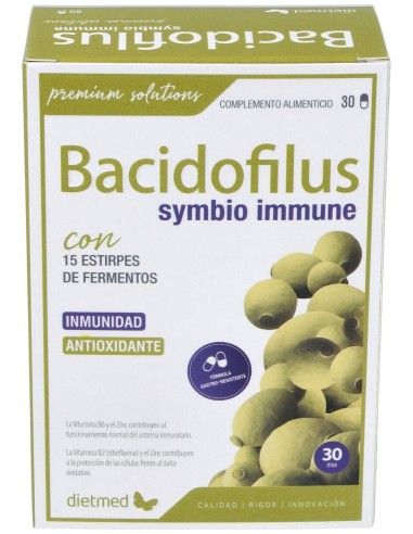 Dietmed Bacidofilus Symbio Inmune 30Caps