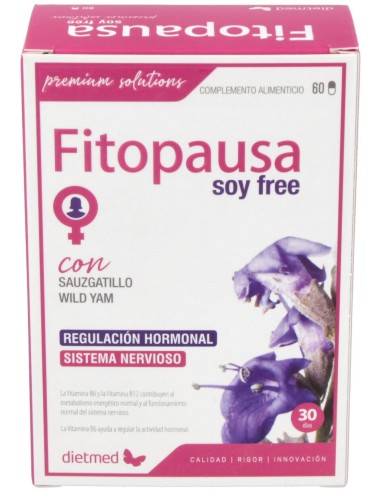 Dietmed Fitopausa Soy Free 60Caps