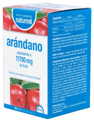 Naturmil Arandano 60 Capsulas