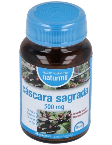 Naturmil Cascara Sagrada 500 Mg 90 Comprimidos