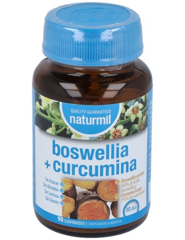 Naturmil Boswellia + Curcumina 90 Comprimidos