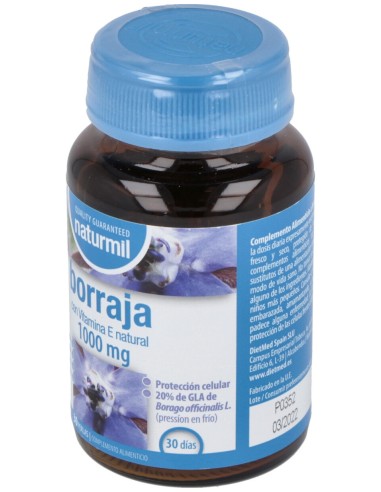 Naturmil Borraja 1000Mg 30 Perlas