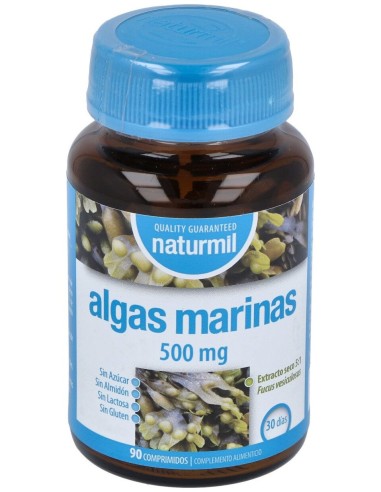 Naturmil Algas Marinas 500 Mg 90 Comprimidos