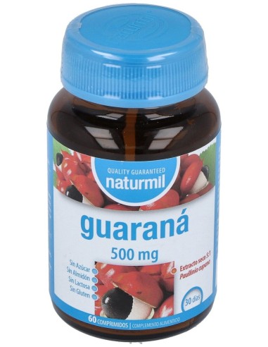 Naturmil Guarana 500 Mg 60 Comprimidos