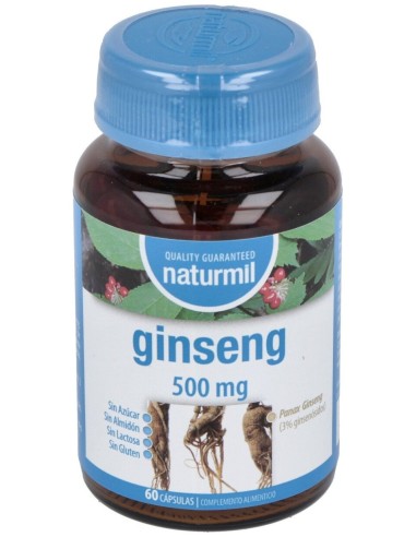 Naturmil Ginseng 500Mg 60 Capsulas