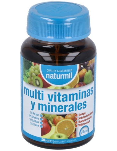 Multivitaminas Y Minerales 30 Perlas