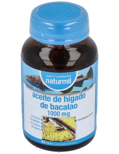 Naturmil Aceite De Higado De Bacalao 1000 Mg 45 Perlas