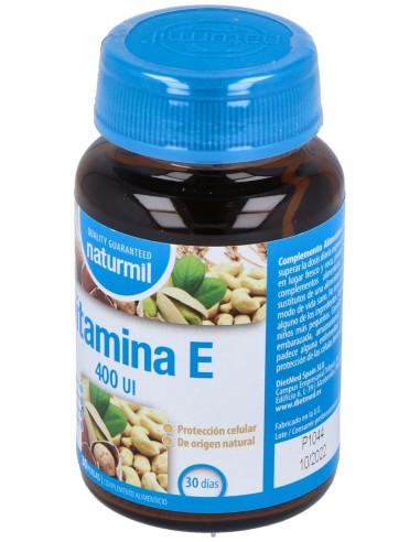 Naturmil Vitamina E 400Ui 30 Perlas