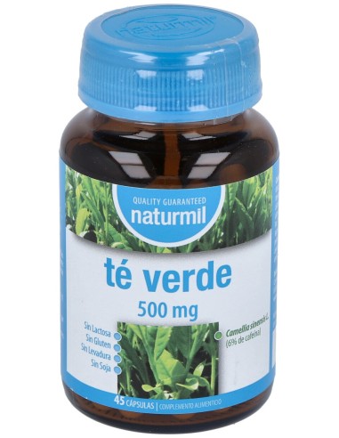 Naturmil Te Verde 500 Mg 45 Capsulas