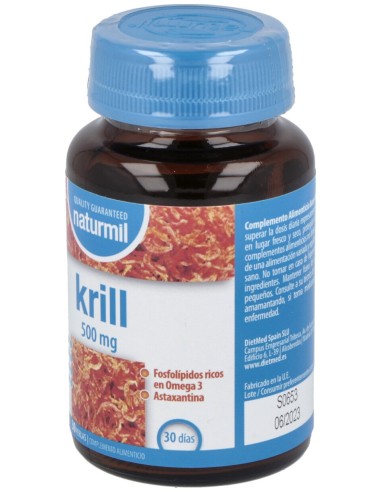 Naturmil Krill 500Mg 30 Perlas