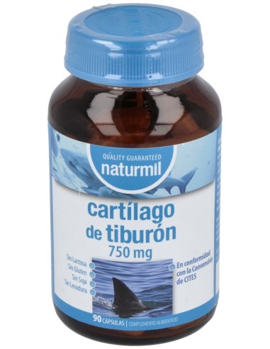 Cartilago De Tiburon 750Mg. 90Cap.