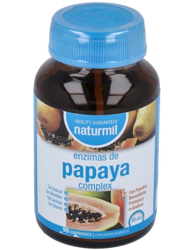 Naturmil Enzimas De Papaya Complex 90Comp