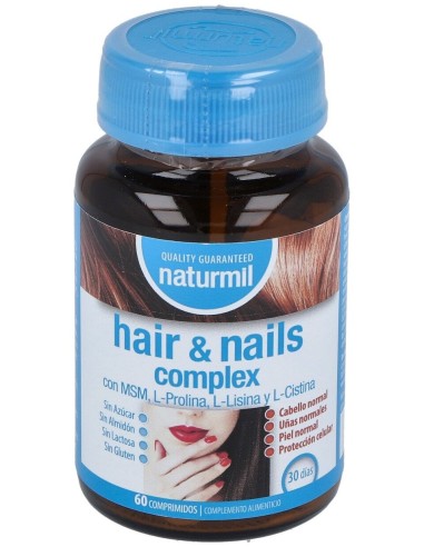 Naturmil Complex Hair & Nails Con Msm 60 Comprimidos