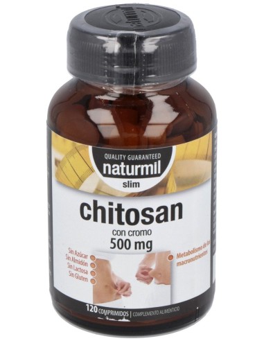 Naturmil Chitosan Strong 500 Mg 120 Comprimidos