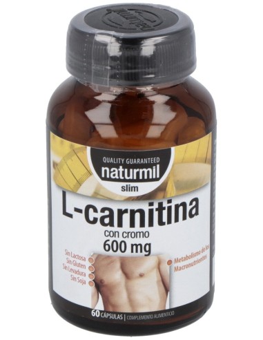 L-Carnitina Slim 600Mg. 60Cap.