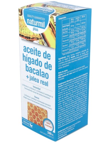 Dietmed Aceite Higado De Bacalao + Jalea Real Plus 500Ml