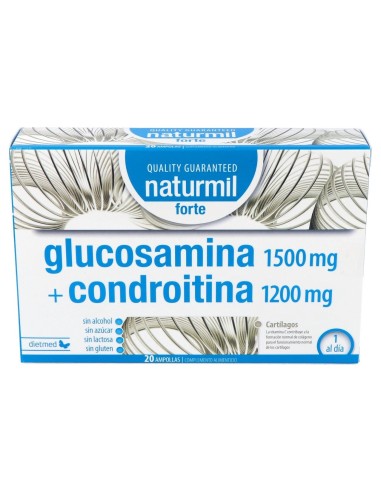 Glucosamina 1500Mg.+Condroitina 1200Mg Forte 20Amp