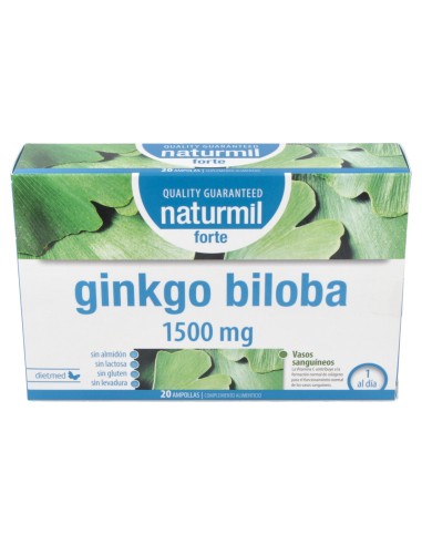 Dietmed Ginkgo Biloba Forte 1500Mg 20 Ampollas