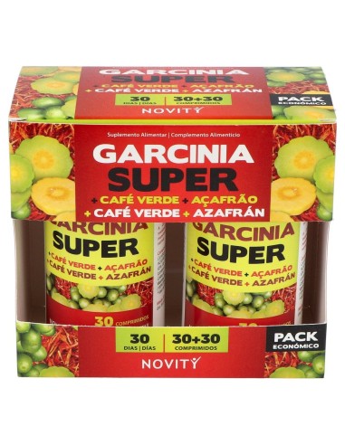 Garcinia Super+Cafe Verde+Azafran Super 30+30Comp.