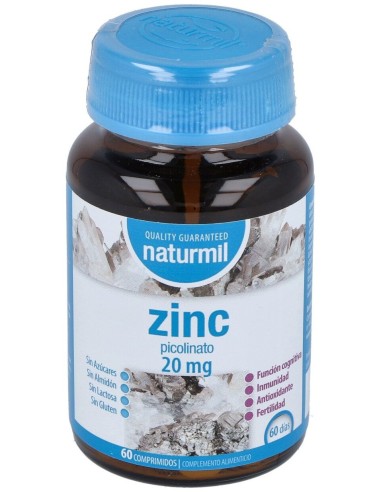 Naturmil Zinc 20Mg Picolinato 60Comp