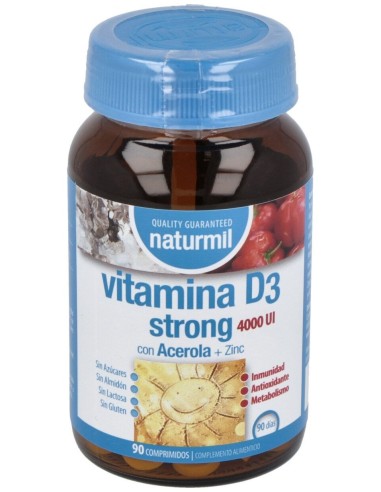 Naturmil Vitamina D3 Strong 90Comp