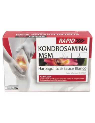 Dietmed Kondrosamina Msm Rapid 30 Ampollas
