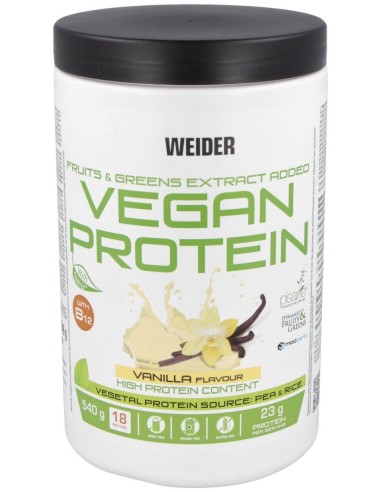 Weider Vegan Protein Vainilla 540Gr.