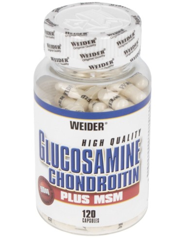 Weider Glucosamina Condroitina Msm 120Cap.