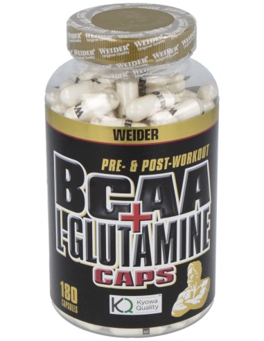 Weider Bcaa L-Glutamina 180Cap.