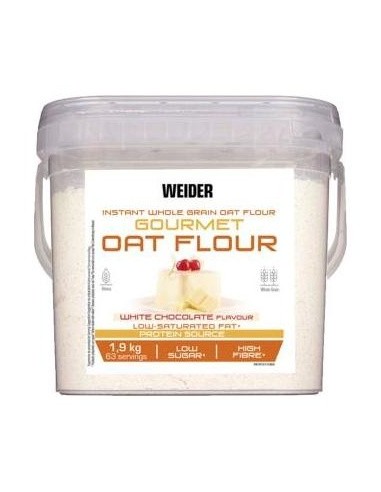 Weider Harina De Avena Chocolate Blanco 1,9Kg.