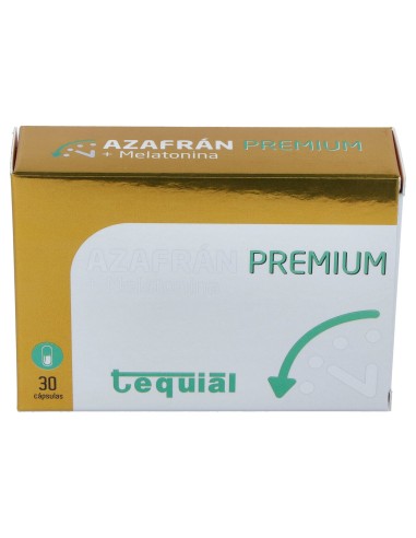 Tequial Azafran Premium + Melatonina 30Caps