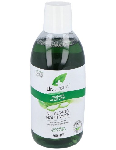 Enjuague Bucal Aloe Vera Organico 500Ml.