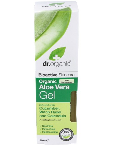 Gel Aloe Vera Organico Con Pepino 200Ml.