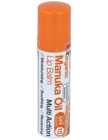 Dr Organic Bálsamo Labial Miel Manuka 5,7Ml