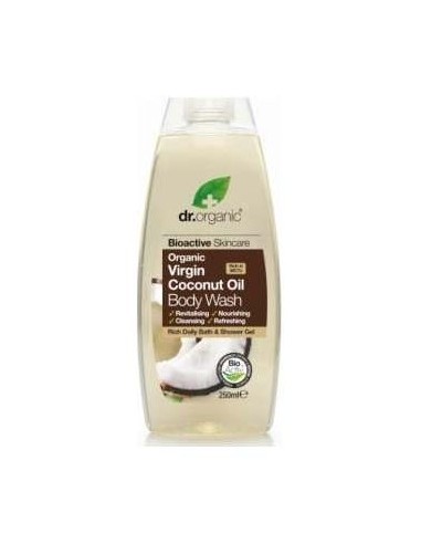 Gel De Baño Aceite Coco Organico 250Ml.