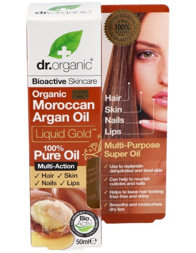 Dr. Organic Moroccan Argan Pure Oil 50Ml