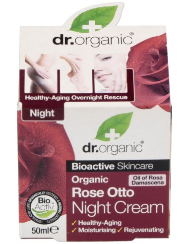 Crema De Noche Rosa De Damasco 50Ml.