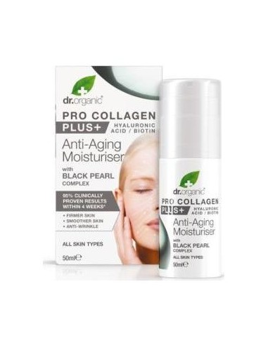 Crema Antiedad Pro-Collagen Plus Perla Negra 50Ml.