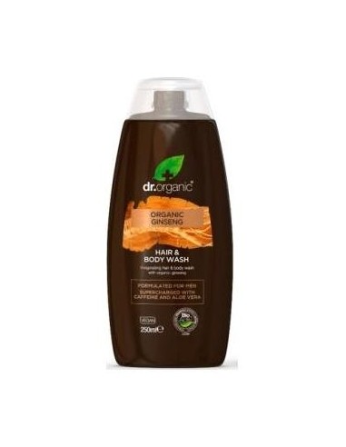 Gel De Baño Y Cabello Organic Ginseng 250Ml.