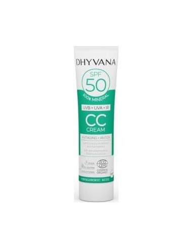 Dhyvana Solar Spf50 Color Con Acido Hialuronico 50Ml