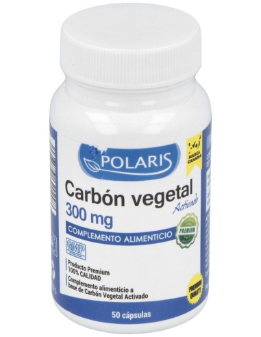 Polaris Carbon Vegetal 300Mg 50Caps