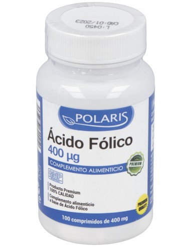 Polaris Acido Folico 400Mcg 100Comp