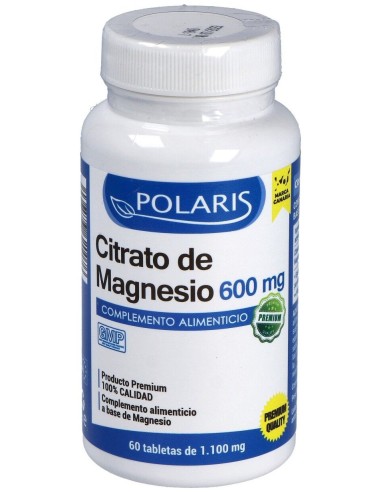 Polaris Citrato Magnesio 600Mg 60Tabs