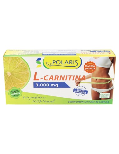 Polaris L-Carnitina Limon 3000Mg 20 Ampollas