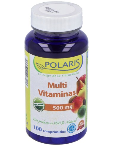 Polaris Multivitaminas 500Mg 100 Comp